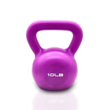 10 lb Vinyl-Coated Kettlebell with Wide Comfort Grip