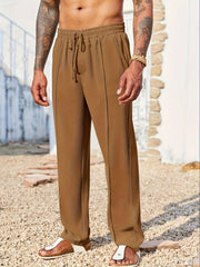 Men's Straight-Leg Corduroy Casual Pants
