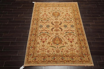 5'10''x8'7'' Hand Knotted 100% Wool Sultanabad Traditional Oriental Area Rug