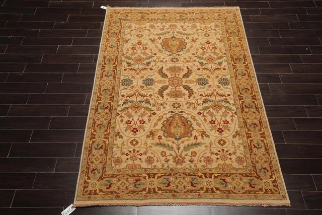 5'10''x8'7'' Hand Knotted 100% Wool Sultanabad Traditional Oriental Area Rug