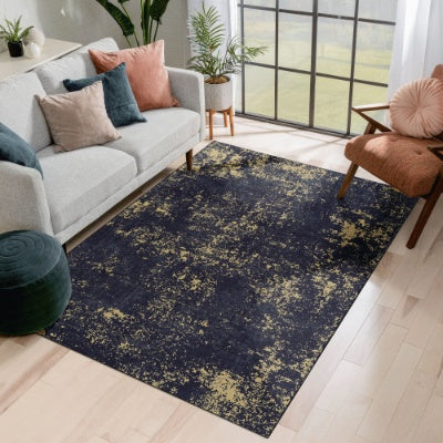 5' x 8' Washable Low-Pile Non-Slip Area Rug