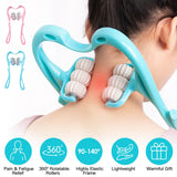 360° 6-Ball Manual Neck & Body Roller Massager