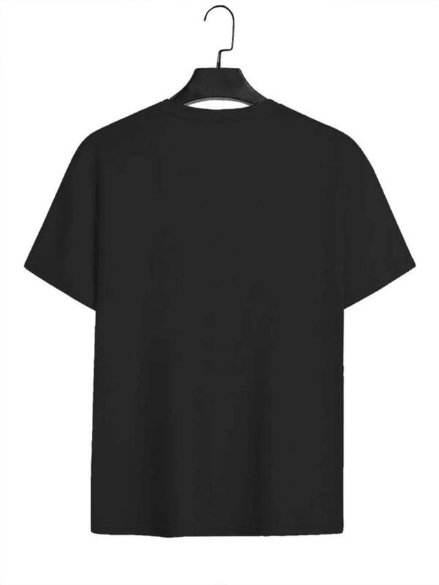 100% Pure Cotton Men's Luxurious Brand Letter Print T-Shirt, Short-sleeved T-Shirt