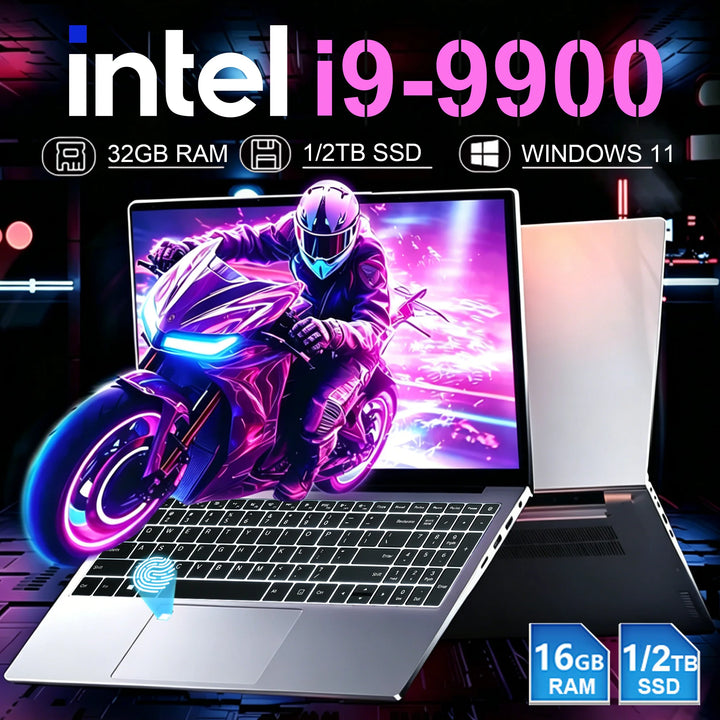 15.6-Inch Intel Core i9 Laptop – 16GB RAM, Up to 2TB SSD