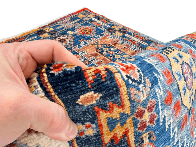Afghan Wazir (3'04"x5'03") blue/multicolor – OneKind