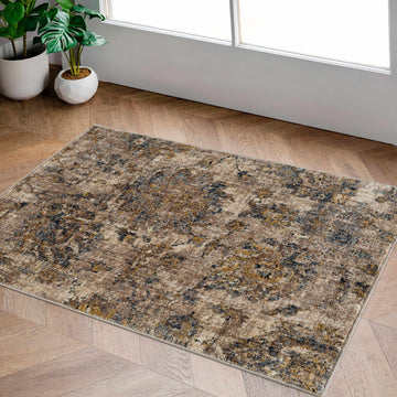 Morinville Teal Floral Rug – Rugs