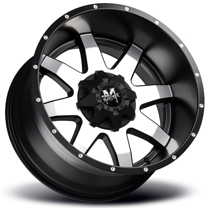 M08 Flat Black Machined