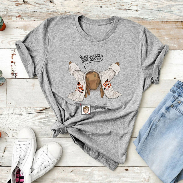 Women's T-Shirt Hail Mary Shirt Women Short Sleeve T-Shirt Casual Graphic T-Shirt Tee