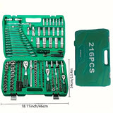 216-Piece Professional CR-V Mechanics Tool & Socket Set – product detail 6
