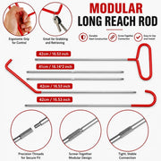 23-Piece Car Door Lockout Tool Kit with Air Wedge, Long-Reach Tools & Carrying Bag – product detail 3
