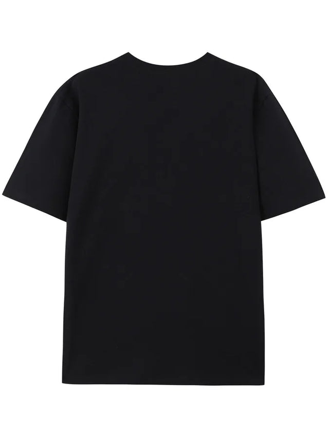 DRAMATIC 1pc Women' S Fashion Print Round Neck Short Sleeve T-Shirt Casual and Comfortable
