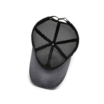 Men's mesh baseball cap breathable summer dad hat outdoor fishing cap bone gorras snapback