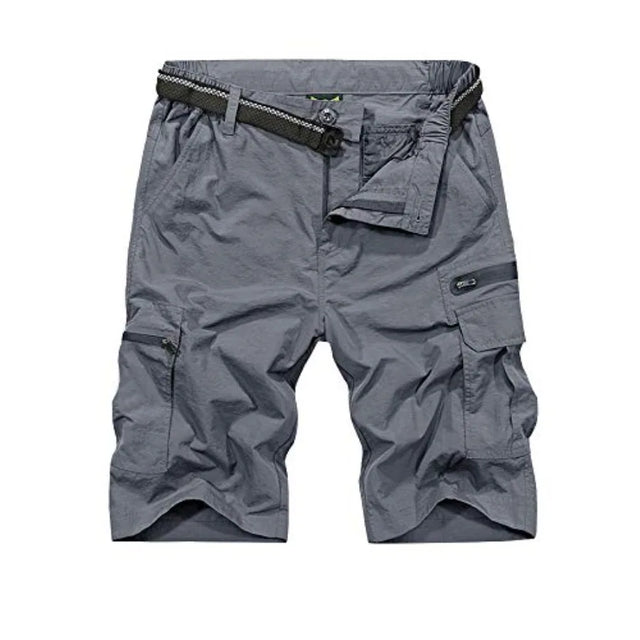 Men's Outdoor Casual Expandable Waist Lightweight Water Resistant Quick Dry Fishing Hiking