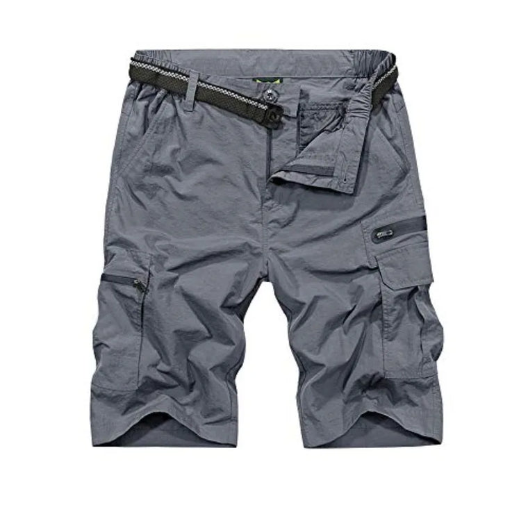 Men's Outdoor Casual Expandable Waist Lightweight Water Resistant Quick Dry Fishing Hiking