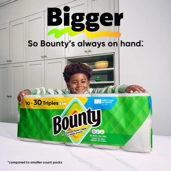 Select-A-Size Paper Towels, White, 1 Mega Roll – 164 Sheets