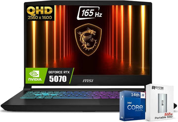 MSI Katana HX Gaming Laptop – Core i9, RTX 5070, 64GB RAM