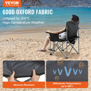 SucceBuy 350-Lb Portable Folding Camping Chair for Beach, Hiking & Fishing – product detail 2
