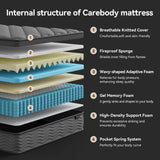 8/10-Inch Twin Hybrid Mattress with Pocket Springs & Motion Isolation – product detail 5
