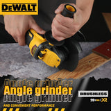 DEWALT DCG409 20V Brushless 125mm Flat-Head Angle Grinder – product detail 3