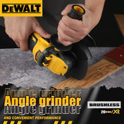 DEWALT DCG409 20V Brushless 125mm Flat-Head Angle Grinder – product detail 3