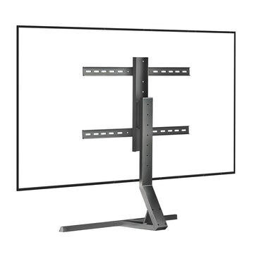 Adjustable Height Swivel Desktop TV Stand for 40-75 Inch TVs 45 Degree Swivel with Easy