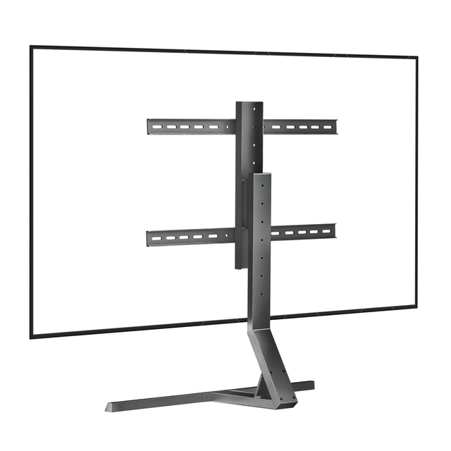 Adjustable Height Swivel Desktop TV Stand for 40-75 Inch TVs 45 Degree Swivel with Easy