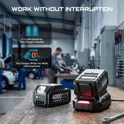 SEESII Cordless Ratchet & 1000 N·m Impact Wrench Kit with 21V Battery – product detail 6
