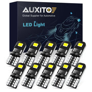 AUXITO 10-Piece T10 194/168 LED Interior Bulbs, 6000K White – featured product image