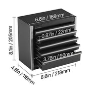 SucceBuy 5-Drawer Portable Metal Tool Box for Garage & Workshop Storage – product detail 7