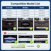 12.3-Inch Multimedia Display for Mercedes-Benz E-Class W212 with CarPlay – product detail 2