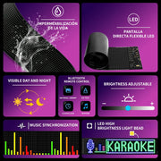 Pair of Programmable LED Car Windshield Displays with App Control – product detail 6
