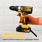 Cordless Drill, Impact Driver & Screwdriver Combo Kit for Home DIY – product detail 3