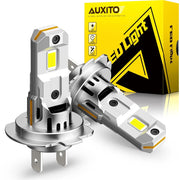 AUXITO H7 Turbo LED Headlight Bulb Pair, 60W 6500K White – featured product image