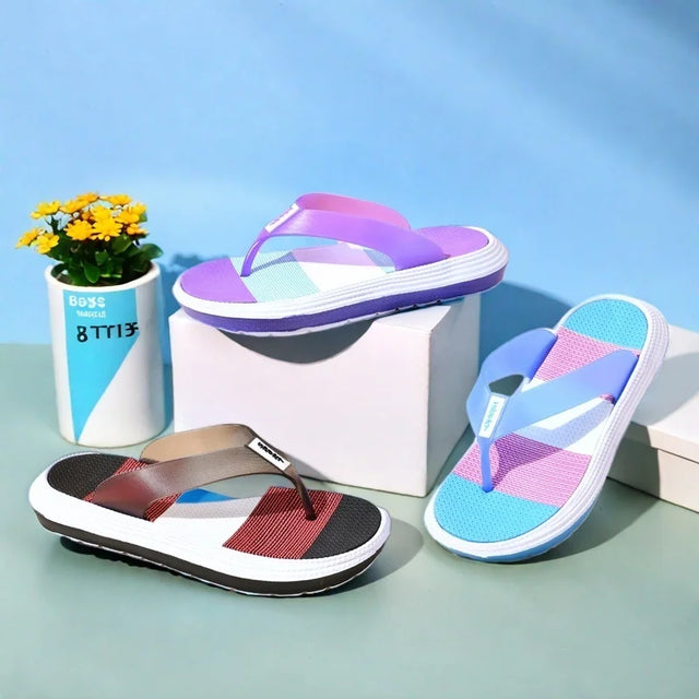 Women's Lightweight Color-Block Sandals
