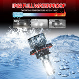 Roadsun 300W 30,000LM LED Headlight Bulb Pair, 6500K White – product detail 5