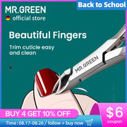 MR.GREEN Stainless-Steel Cuticle Nippers for Manicure & Pedicure – featured product image