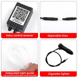 5-in-1/9-in-1 RGB Car Ambient Light Kit with App & Music Sync – product detail 3