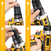 Cordless Drill, Impact Driver & Screwdriver Combo Kit for Home DIY – product detail 8