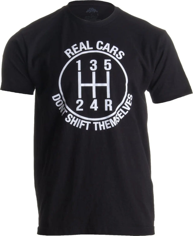 Car Enthusiast Men's Fun T-Shirt, Mechanic Gag Racing Theme Top
