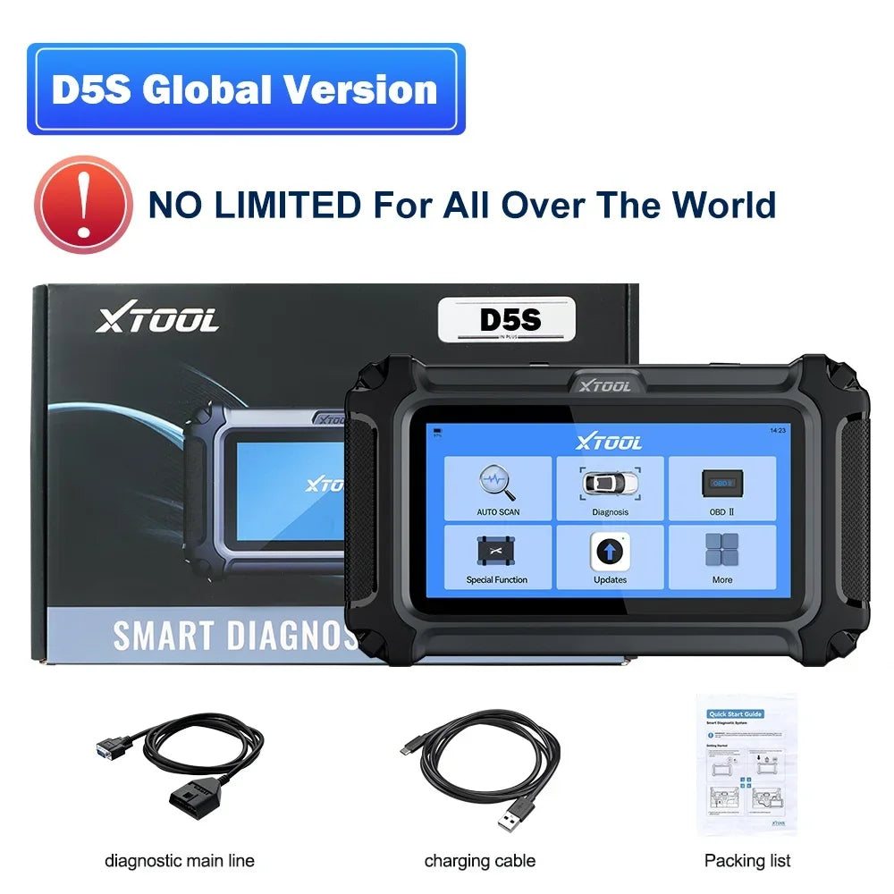 XTOOL D5S OBD2 Scanner with 16+ Reset Functions, CAN FD & FCA Support – product detail 7