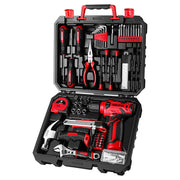DEKO 126-Piece Home Tool Kit with 8V Cordless Drill – featured product image