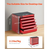 SucceBuy 5-Drawer Portable Metal Tool Box for Garage & Workshop Storage – product detail 2