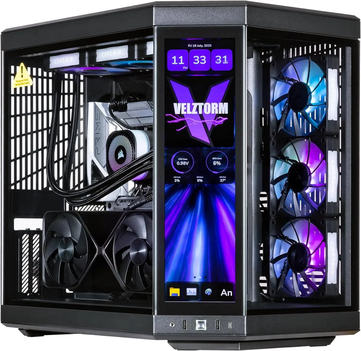 Velztorm Praetix Y70 Touch Gaming Desktop – Core i9, RTX 5090