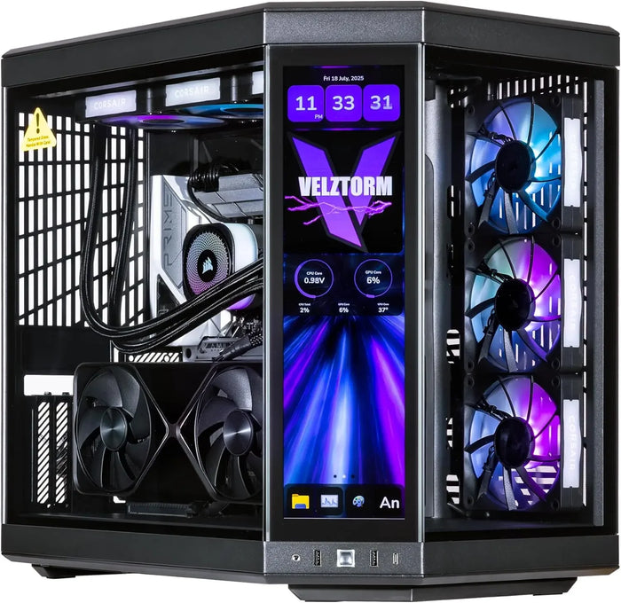 Velztorm Praetix Y70 Touch Gaming Desktop – Core i9, RTX 5080