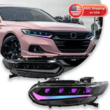 RGB LED Headlights for Honda Accord 2018–2022 Headlight LED Projector head Lamp Daytime Running Light product image