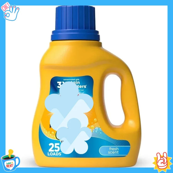 Ultra Stain Fighters Liquid Laundry Detergent, Fresh Scent, 32.5 fl oz