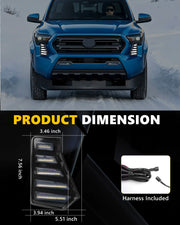 Switchback LED Fang Fog/DRL Lights for Toyota Tacoma 2024–2026 – product detail 4