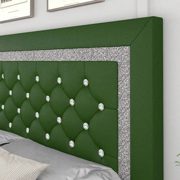 HOMBCK Twin/ Full/ Queen/ King Size Bed Frame