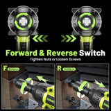 Robustrue 1000 N·m Brushless Cordless Impact Wrench Kit – product detail 6