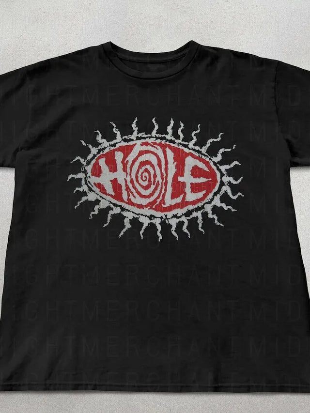Hole Band T-Shirt, Unisex Cotton Shirts, 90S Band Shirt